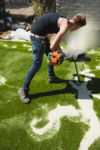 Kunstrasen mit Sand